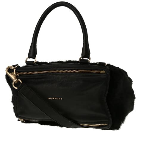 Givenchy Borsa a Mano Vintage in Pelle Col. Nero Pandora 